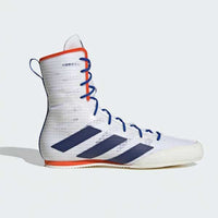 Boksschoenen Adidas Box Hog 4 Wit-blauw 