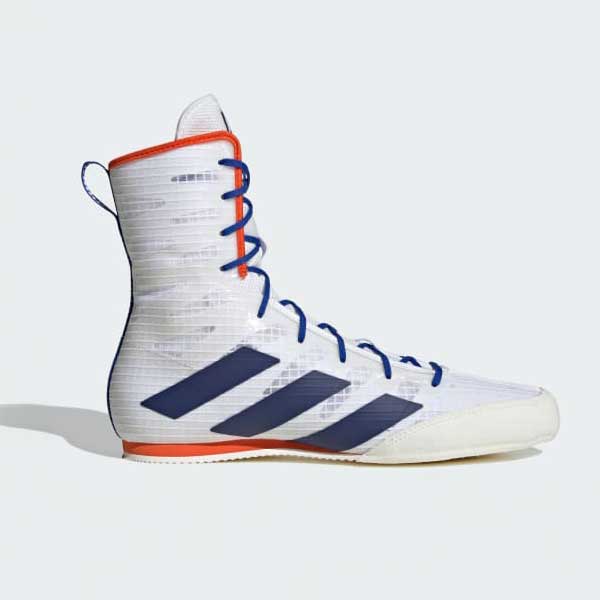 Boksschoenen Adidas Box Hog 4 Wit-blauw 