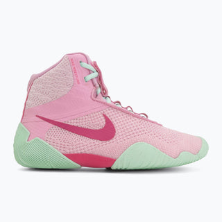 Scarpe da Lotta-Wrestling Nike Tawa Rosa-verde-Combat Arena
