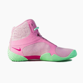 Scarpe da Lotta-Wrestling Nike Tawa Rosa-verde-Combat Arena
