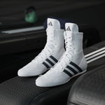 Boksschoenen Adidas Box Hog 2 Wit-zwart 