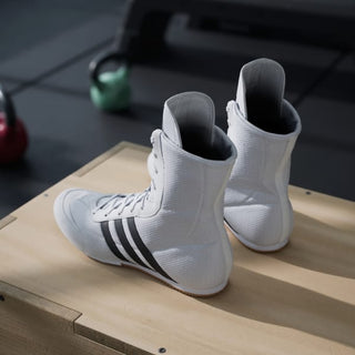 Boksschoenen Adidas Box Hog 2 Wit-zwart 