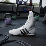 Boksschoenen Adidas Box Hog 2 Wit-zwart 