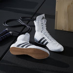 Boksschoenen Adidas Box Hog 2 Wit-zwart 