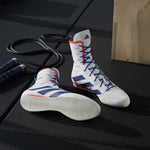 Boksschoenen Adidas Box Hog 4 Wit-blauw 