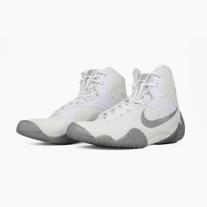Chaussures de lutte-Lutte Nike Tawa Blanc-argent 