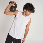 Sans manches Leone DNA ABX709 Blanc-Combat Arena