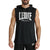 Mouwloos vest met capuchon Leone Logo ABX120 Zwart 