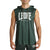 Mouwloze jas met capuchon Leone Logo ABX120 Groen 