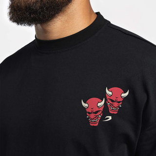 T-shirt Boxraw Death Before Dishonor Oversize Nero-Combat Arena