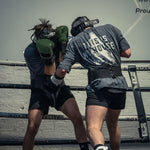 T-shirt Boxraw This Is My House Oversize Grigio-Combat Arena