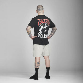 T-shirt Manto Angels Nero-Combat Arena