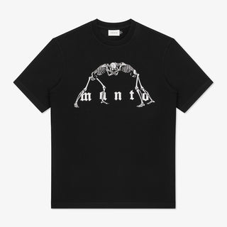 T-shirt Manto Bones Nero-Combat Arena
