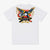 T-shirt Manto x Panku Eagle bianco-Combat Arena