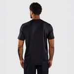 T-shirt Venum Classic Dry Tech Nero-argento-Combat Arena