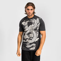T-shirt Venum Dragon's Flight Gris-Combat Arena
