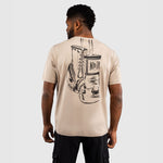 T-shirt Venum Fight Icon Beige-Combat Arena