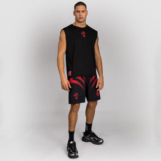 T-shirt smanicata Venum x Mike Tyson Nero-Combat Arena