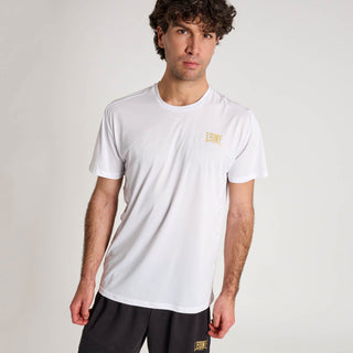 T-shirt technique Leone DNA ABX719 Blanc-Combat Arena