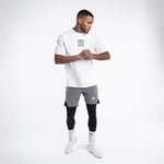T-shirt Boxraw HRDR FSTR SMTR Oversize Wit