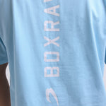 T-shirt Boxraw Lineal Oversize L'azur