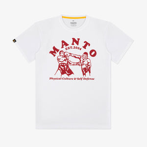 T-shirt Manto Witte Boksen 