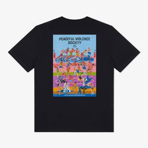 T-shirt Manto Gym 3.0 Zwart 