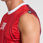 T-shirt technique Sans manches WAKO Leone AB995 Rouge 