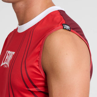 T-shirt technique Sans manches WAKO Leone AB995 Rouge 