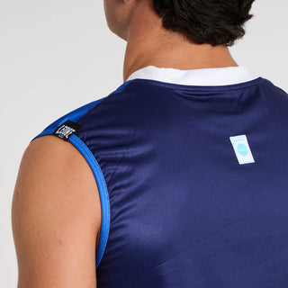T-shirt technique sans manches WAKO Leone AB995 Bleu 