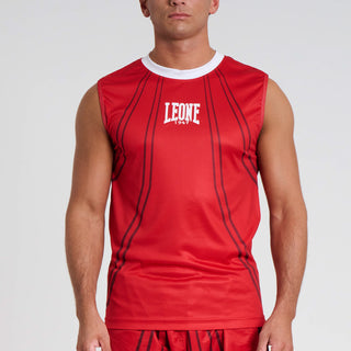 T-shirt technique Sans manches WAKO Leone AB995 Rouge 