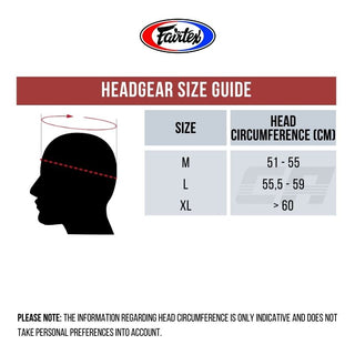 Hoofdbeschermer Fairtex Diagonaal zicht sparring HG13 Zwart-Rood