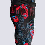 Shorts à compression Half Sumo Black Mamba Neon 