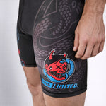 Shorts à compression Half Sumo Black Mamba Neon 