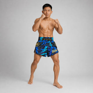 Shorts kick-thai Fairtex BS1916 Golden Jubilee Luster