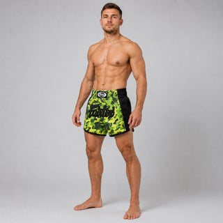 Shorts kick-thai Fairtex BS1710 Camouflage Vert