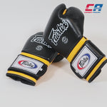 Bokshandschoenen Fairtex Mexicaanse stijl BGV9 Zwart-Geel