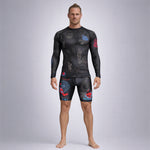 Rashguard Half Sumo Black Mamba Neon manches longues 